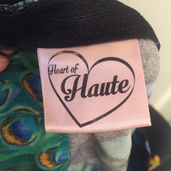 *SOLD* Heart of Haute Peacock Skirt - Picture 4 of 5